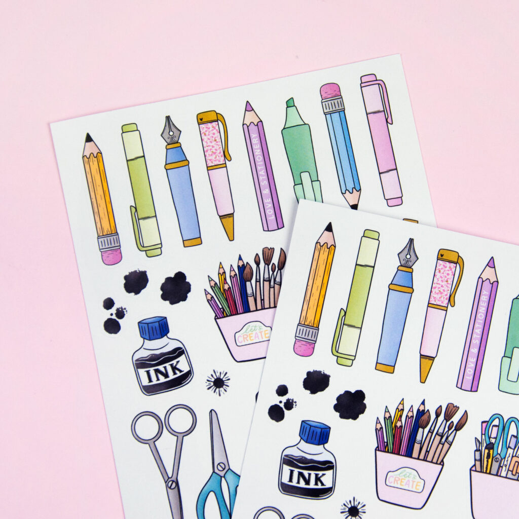 Stickers Willwa Planner Pens and Tools