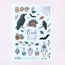 Stickers Willwa - A Mix of Halloween Stickers