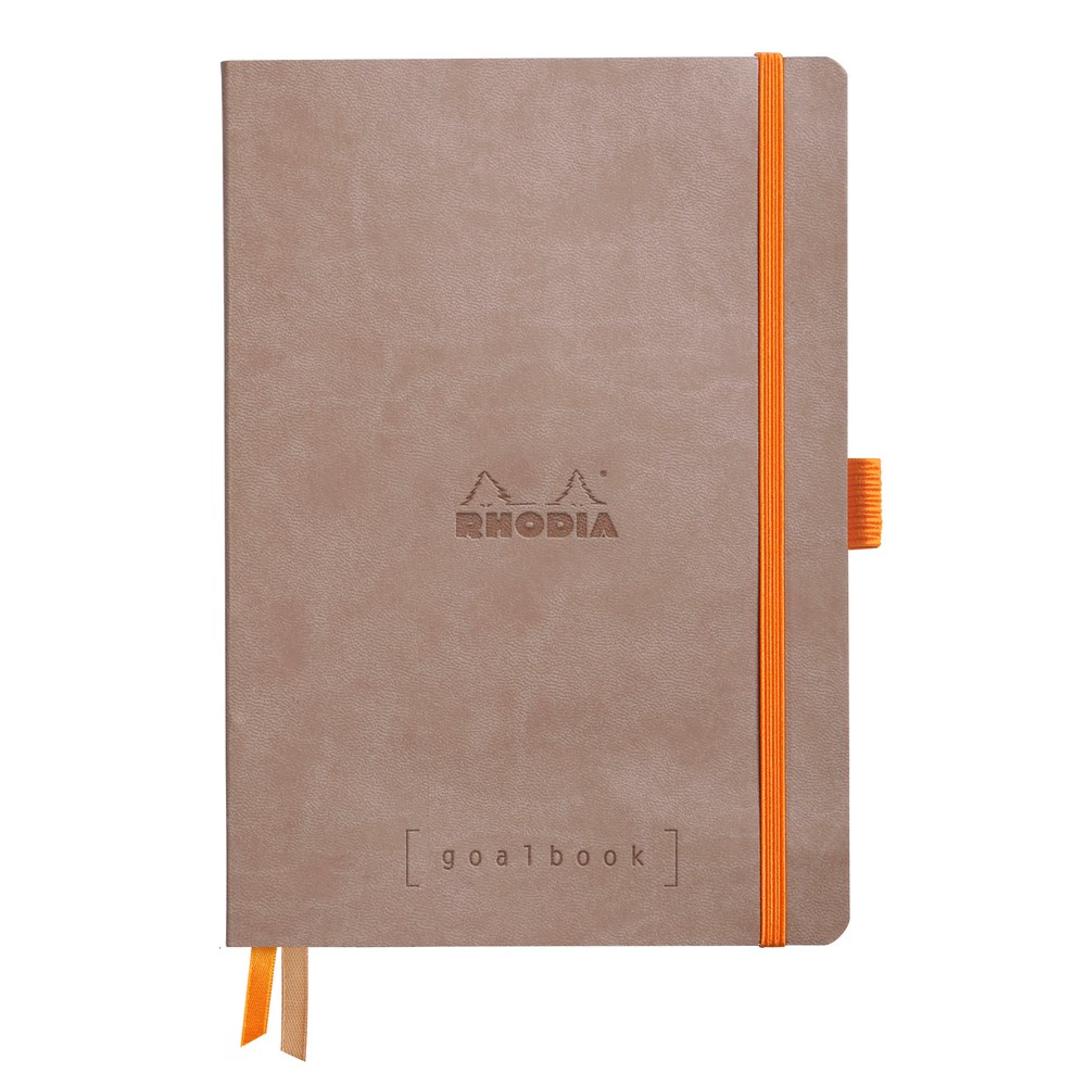 Rhodia GoalBook Dotted Notebook - A5 Taupe