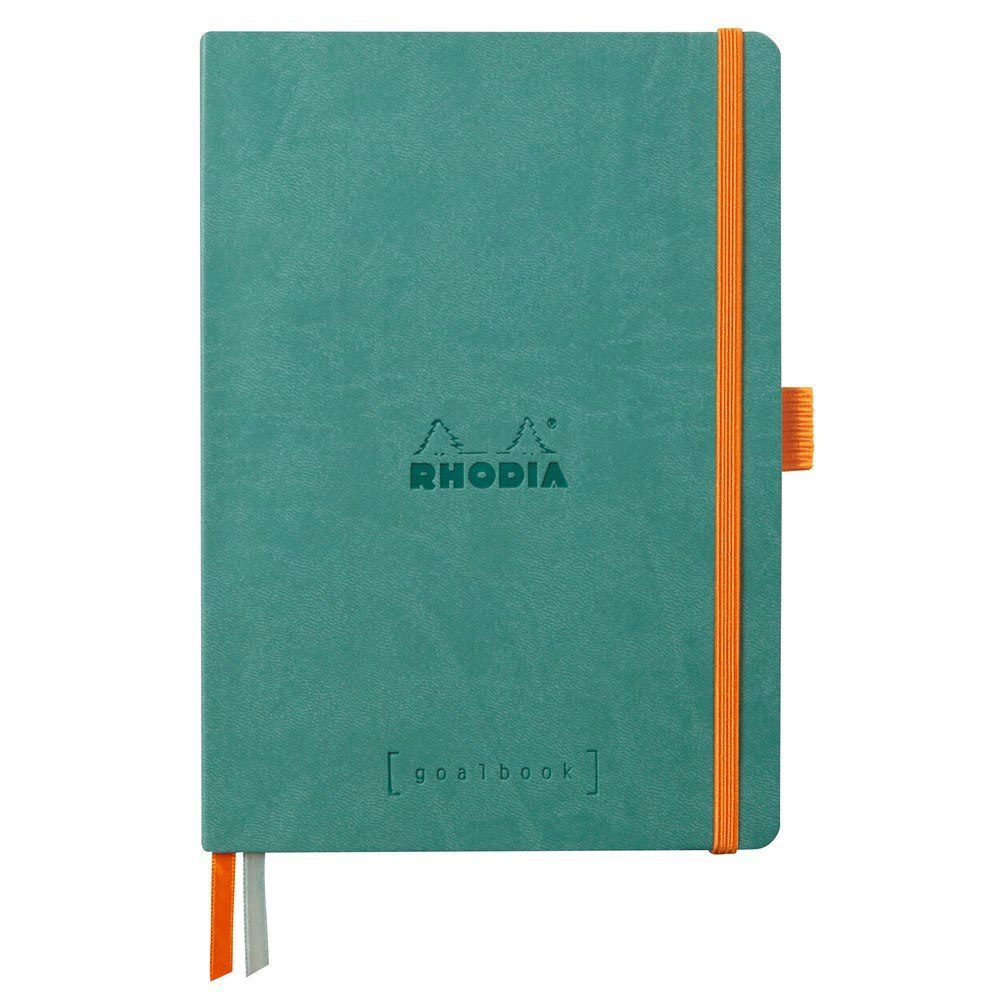 Rhodia GoalBook Dotted Notebook - A5 Aqua