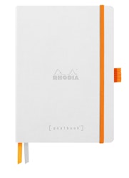 Rhodia GoalBook Dotted Notebook - A5 White