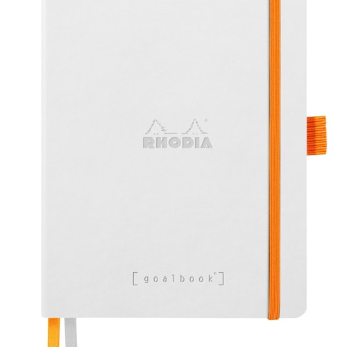 Rhodia GoalBook Dotted Notebook - A5 White