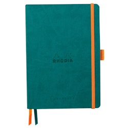 Rhodia GoalBook Dotted Notebook - A5 Peacock