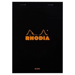 Rhodia Notepad No. 16 blank - A5 Black