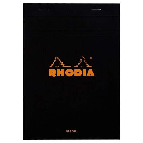 Rhodia Anteckningsblock No. 16 blank - A5 Black
