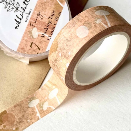 Washi tape Nikki Dotti - Fungi 15 mm