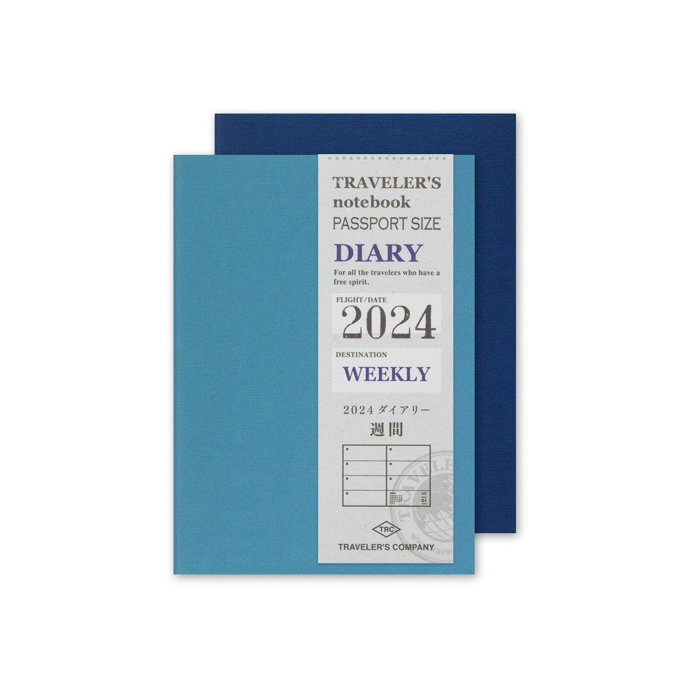 2024 Diary Refill (Weekly) - Passport Size // Traveler's Notebook