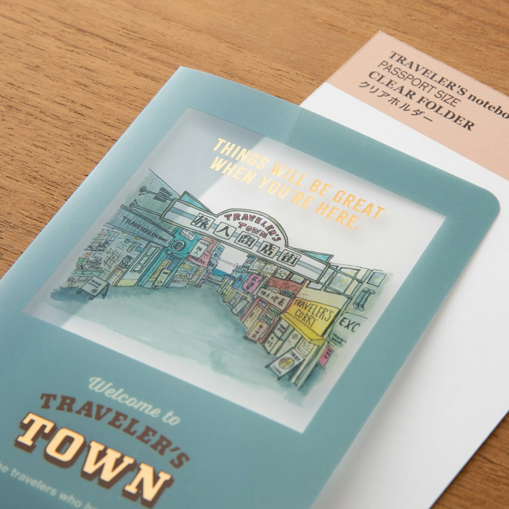 2024 Clear Folder - Passport Size // Traveler's Notebook
