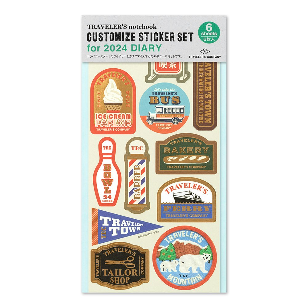 2024 Customized Stickers Set // Traveler's Notebook