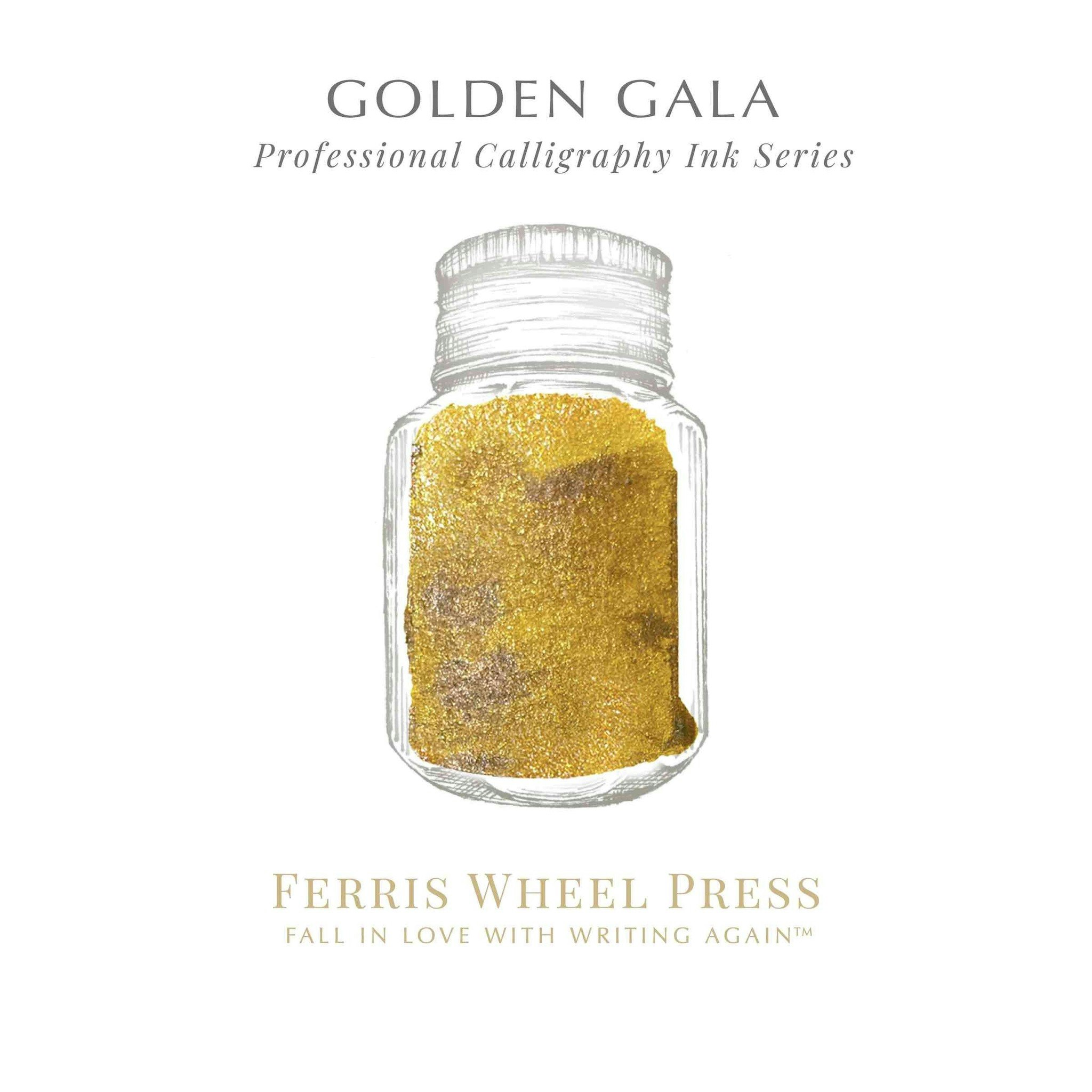 Ferris Wheel Press Calligraphy Ink - Golden Gala 28 ml