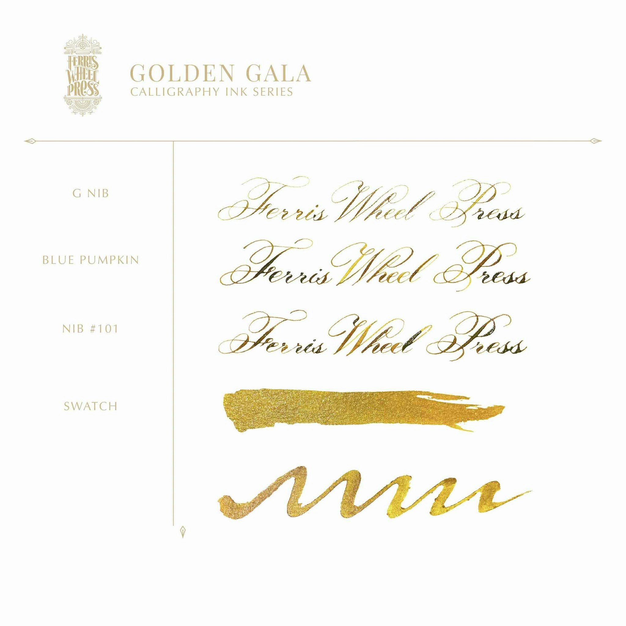 Ferris Wheel Press Calligraphy Ink - Golden Gala 28 ml