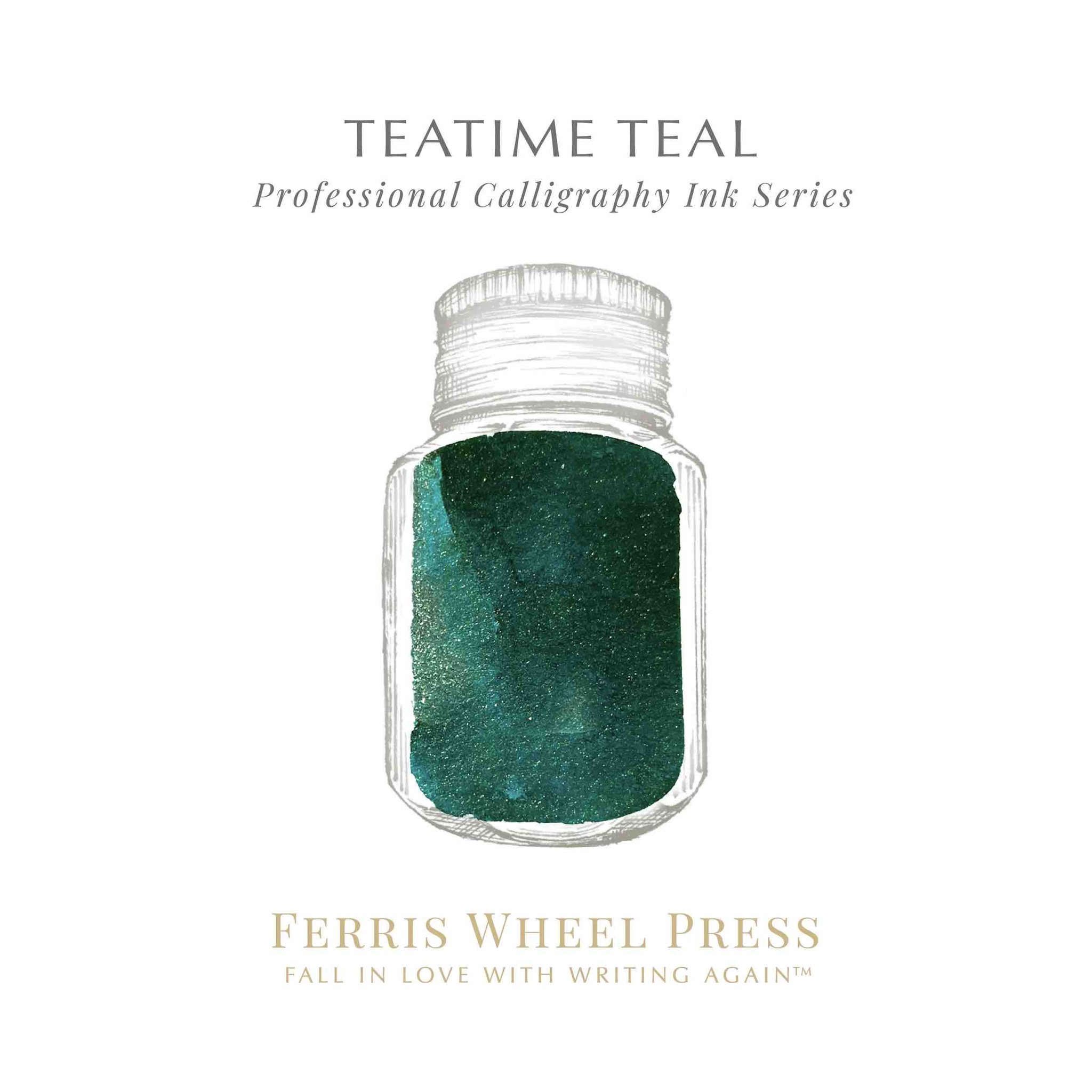 Ferris Wheel Press Calligraphy Ink - Teatime Teal 28 ml