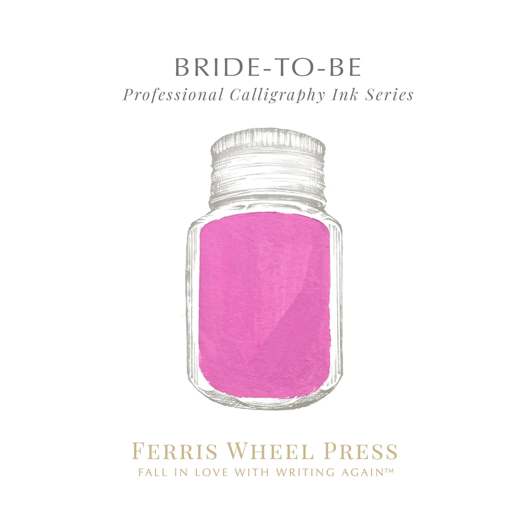 Ferris Wheel Press Calligraphy Ink - Bride To Be 28 ml