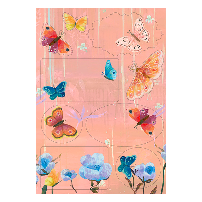 Brevpapper Roger la Borde - Dreamland Butterflies