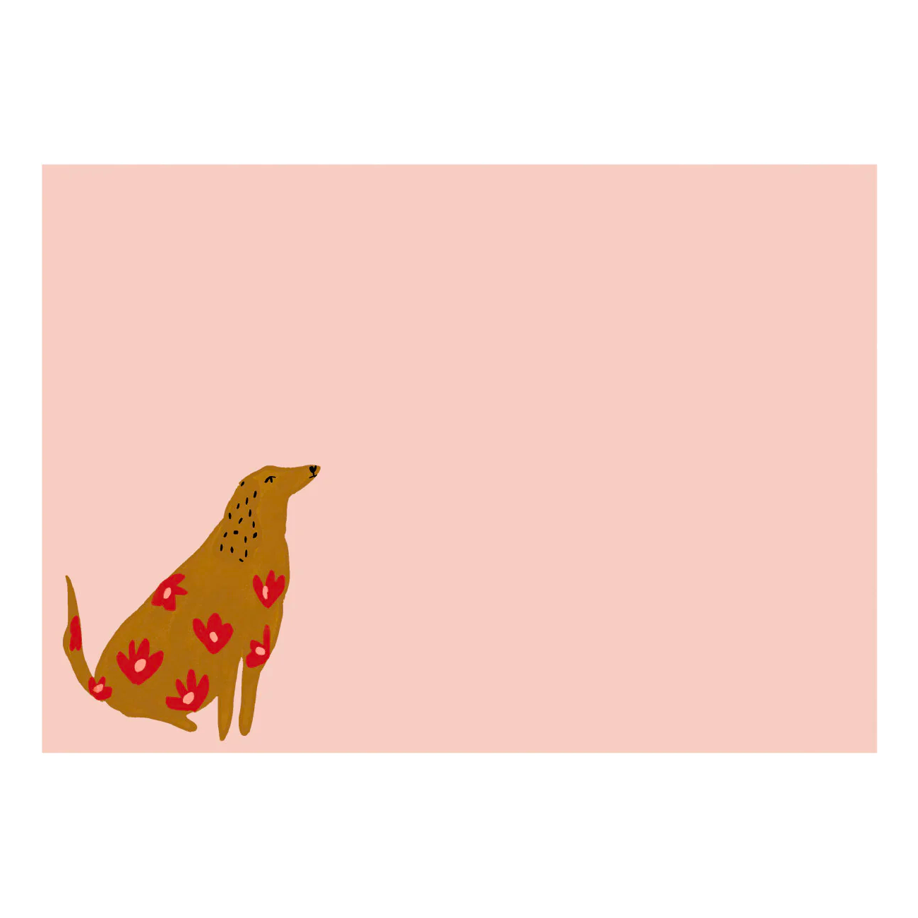 Brevpapper Roger la Borde - Ginger Pink Dogs