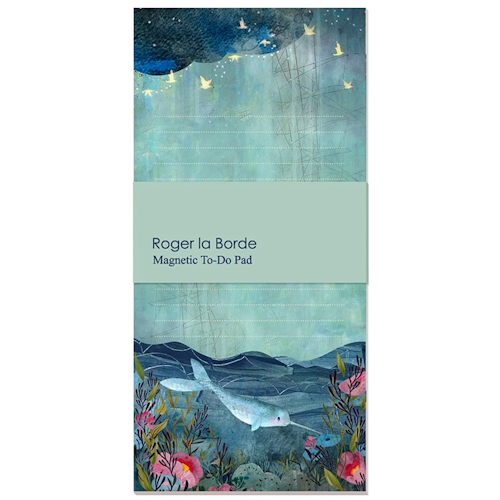 Roger la Borde Magnetic To Do Pad - Narwhal