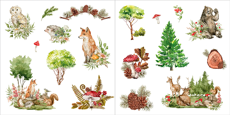 Sticker Book Bunches of Botanicals (500 stickers)