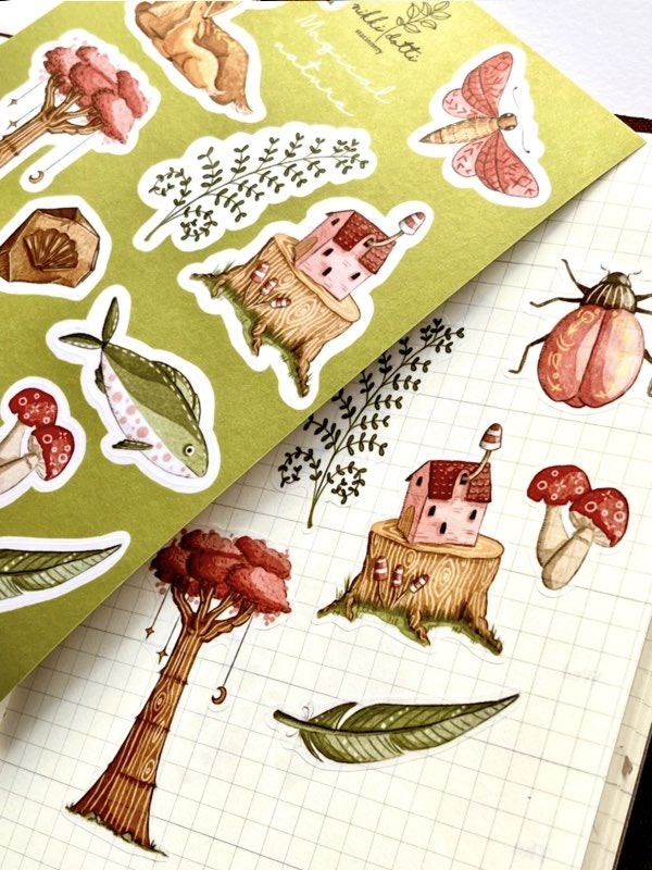 Washi Stickers Nikki Dotti - Magical Nature