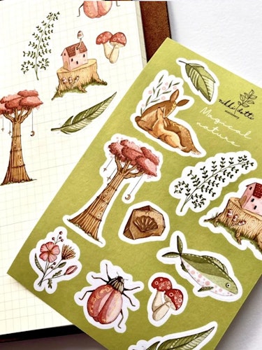 Washi Stickers Nikki Dotti - Magical Nature