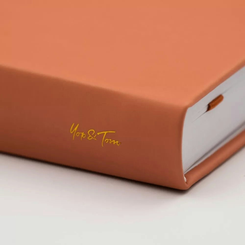 Yop & Tom Dot Grid Journal - Hummingbird Burnt Orange A5