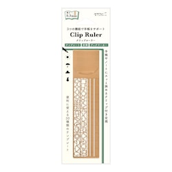 Midori Clip Ruler Copper