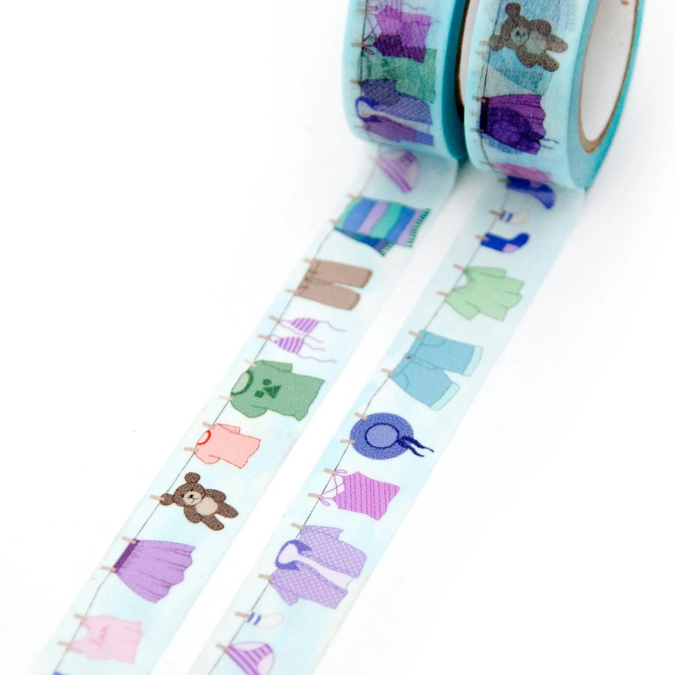 Washi tape Willwa - Laundry Line 15 mm