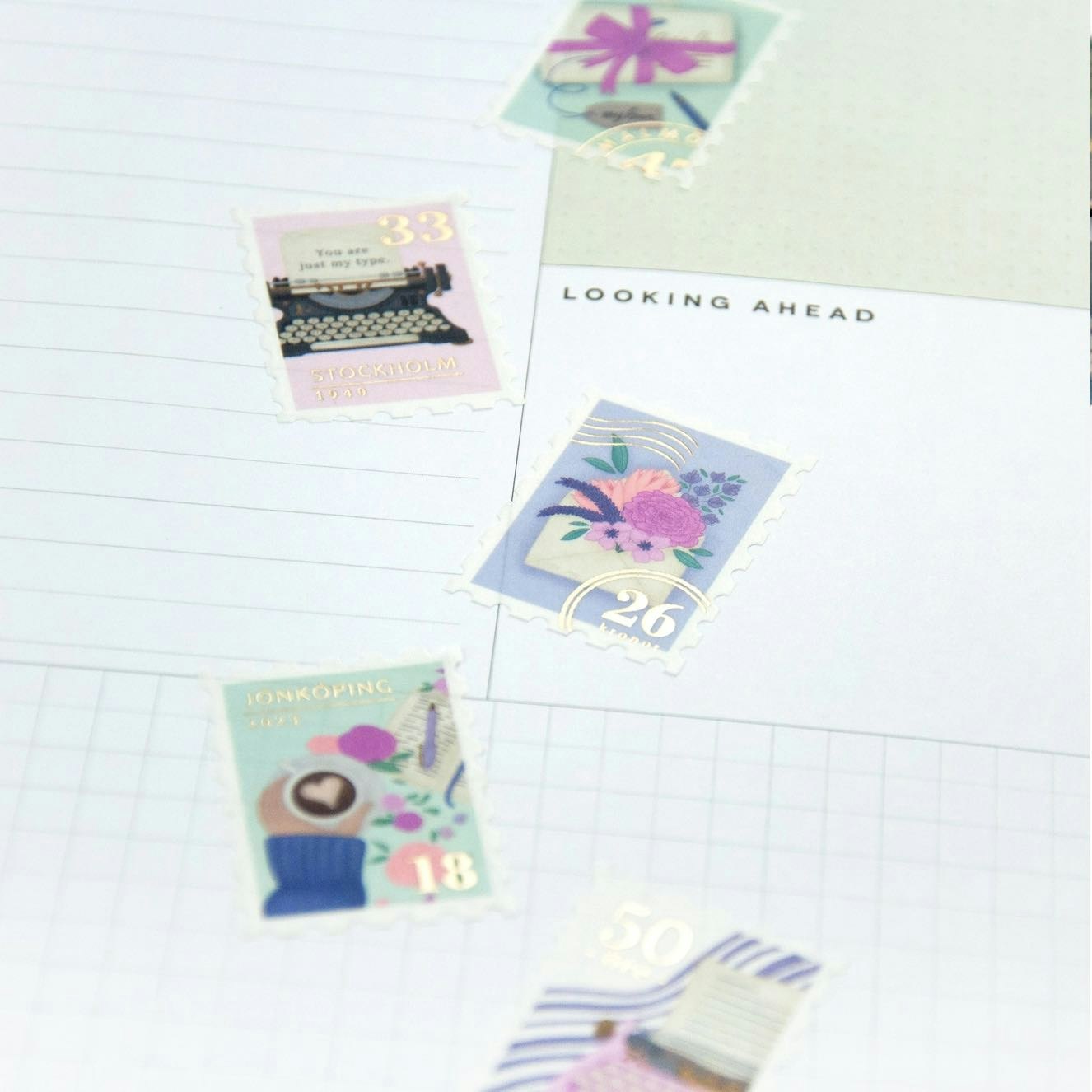 Washi tape Willwa - Letter Stamp 25 mm