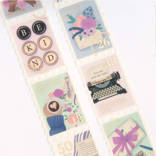 Washi tape Willwa - Letter Stamp 25 mm