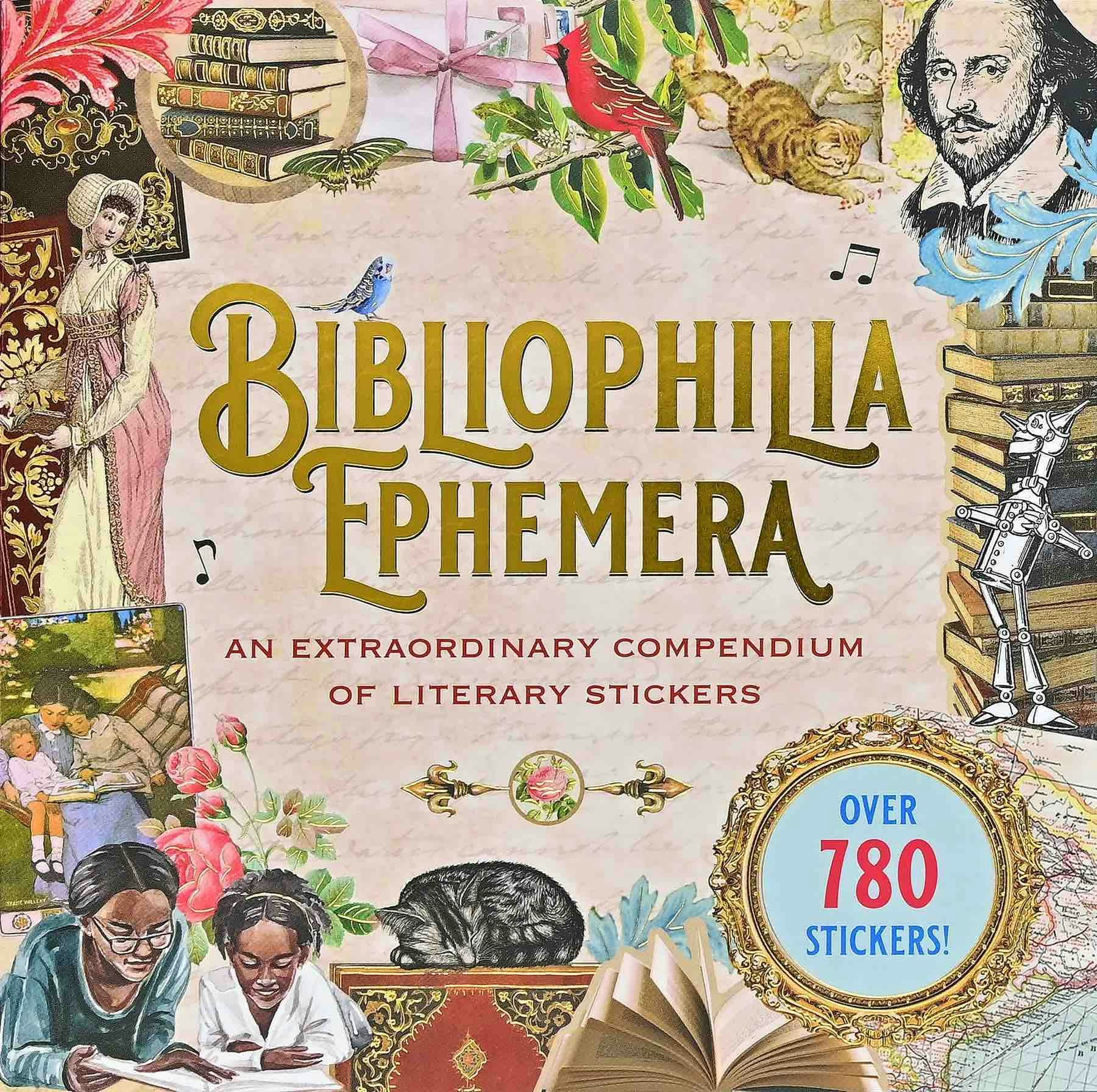 Stickersbok Bibliophelia Ephemera  (780 stickers)