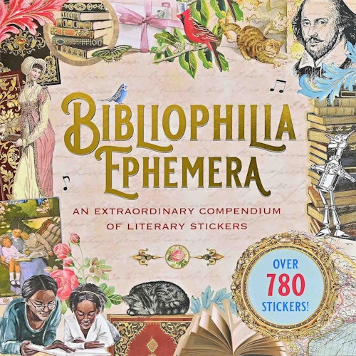 Stickersbok Bibliophelia Ephemera  (780 stickers)
