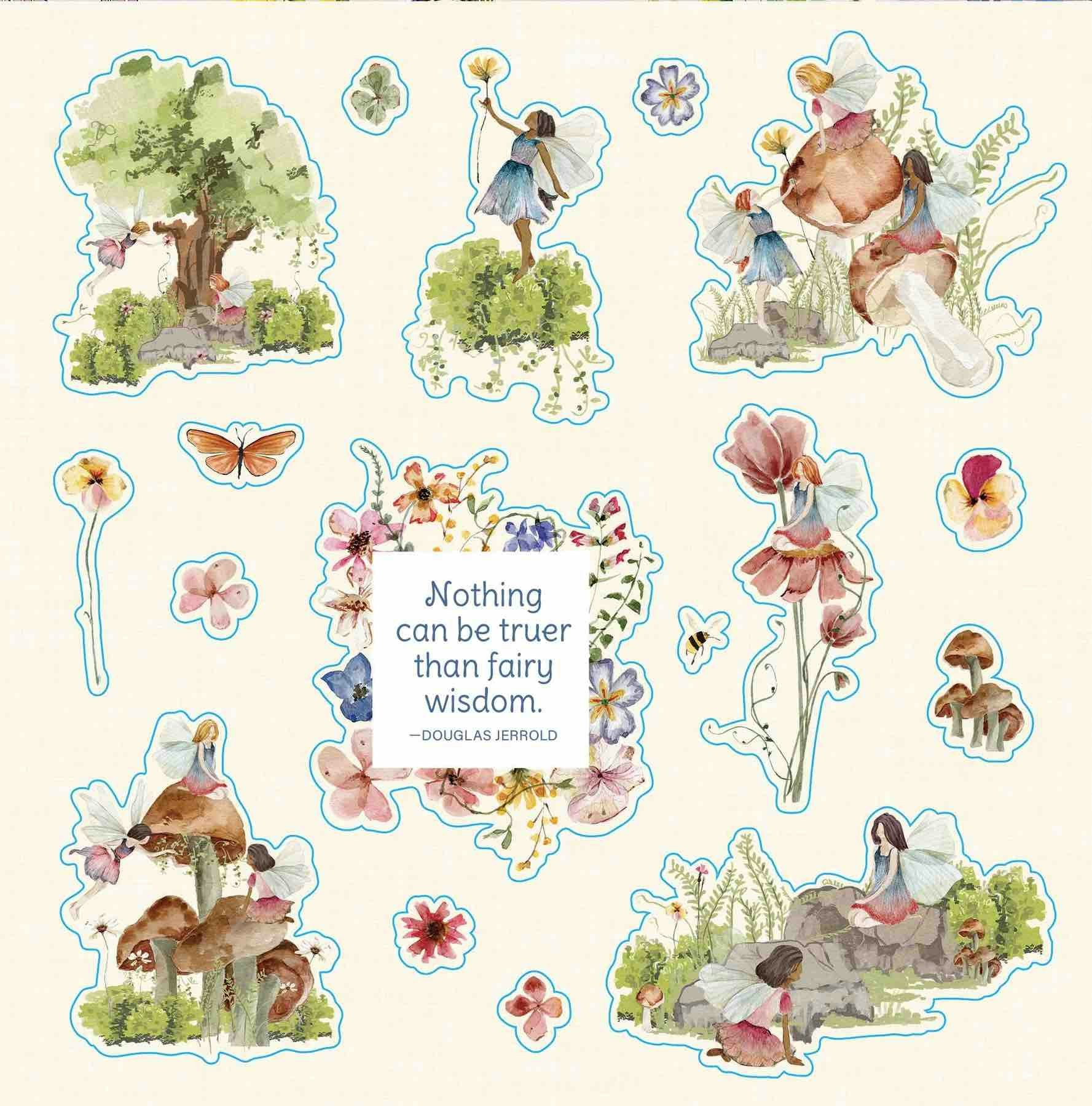 Stickersbok Faerie Kingdom (750 stickers)