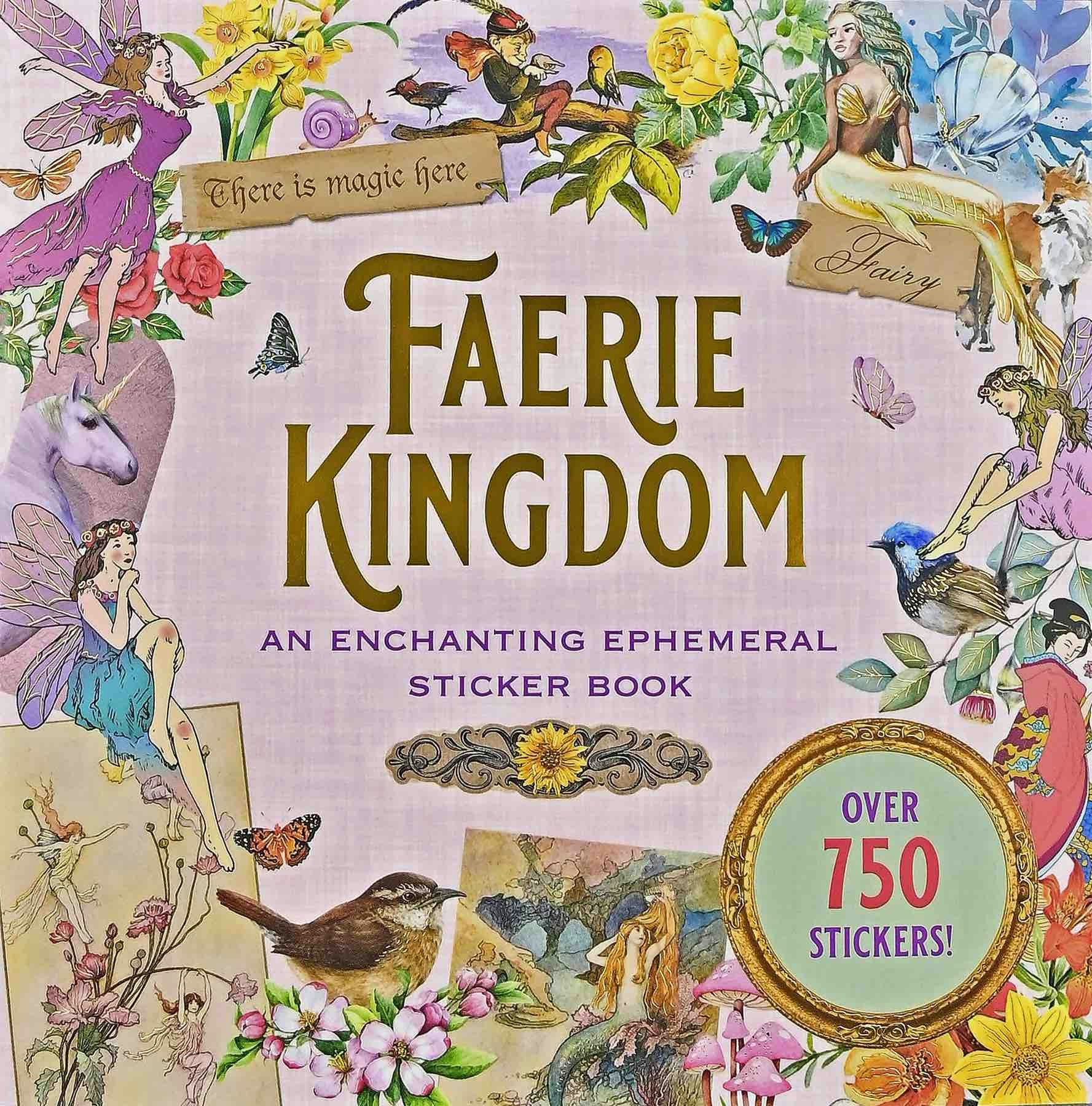 Stickersbok Faerie Kingdom (750 stickers)