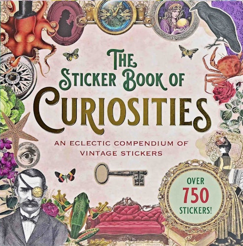 Stickersbok The Sticker Book of Curiosities  (750 stickers)
