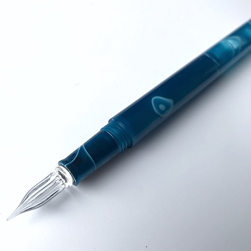 Dip pen Teranishi Guitar Aurora Peacock Blue