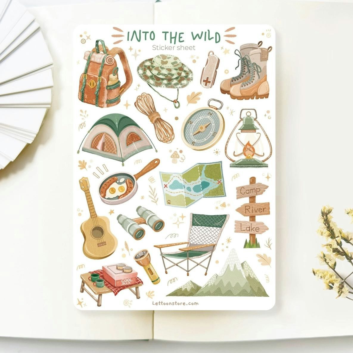 Stickers Lettoon - Into The Wild