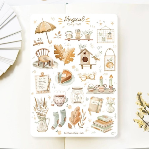 Stickers Lettoon - Magical Cozy Fall
