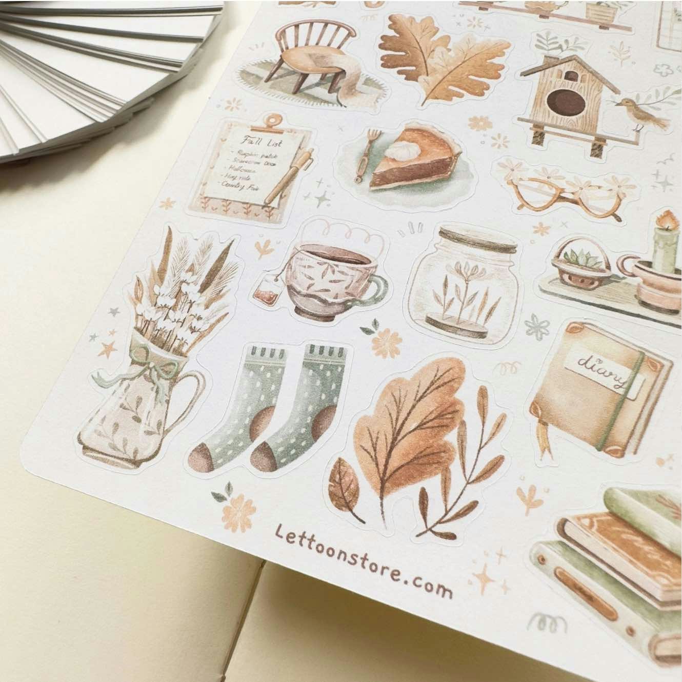 Stickers Lettoon - Magical Cozy Fall