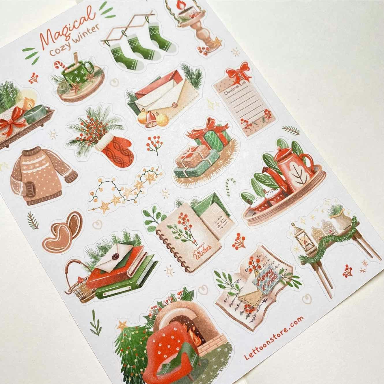 Stickers Lettoon - Magical Cozy Winter