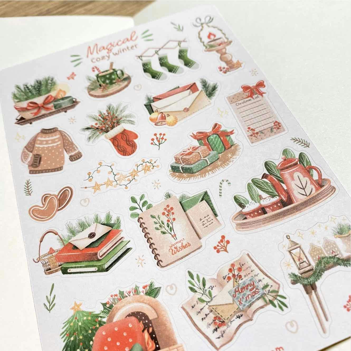 Stickers Lettoon - Magical Cozy Winter