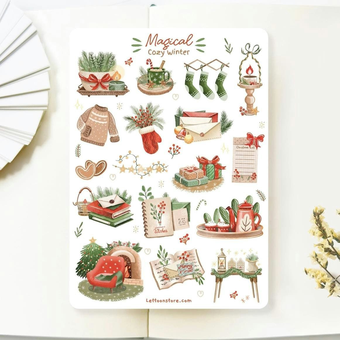 Stickers Lettoon - Magical Cozy Winter