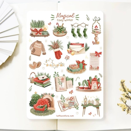 Stickers Lettoon - Magical Cozy Winter