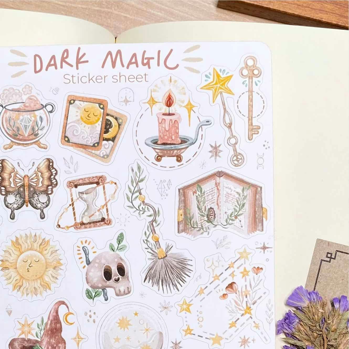 Stickers Lettoon - Dark Magic