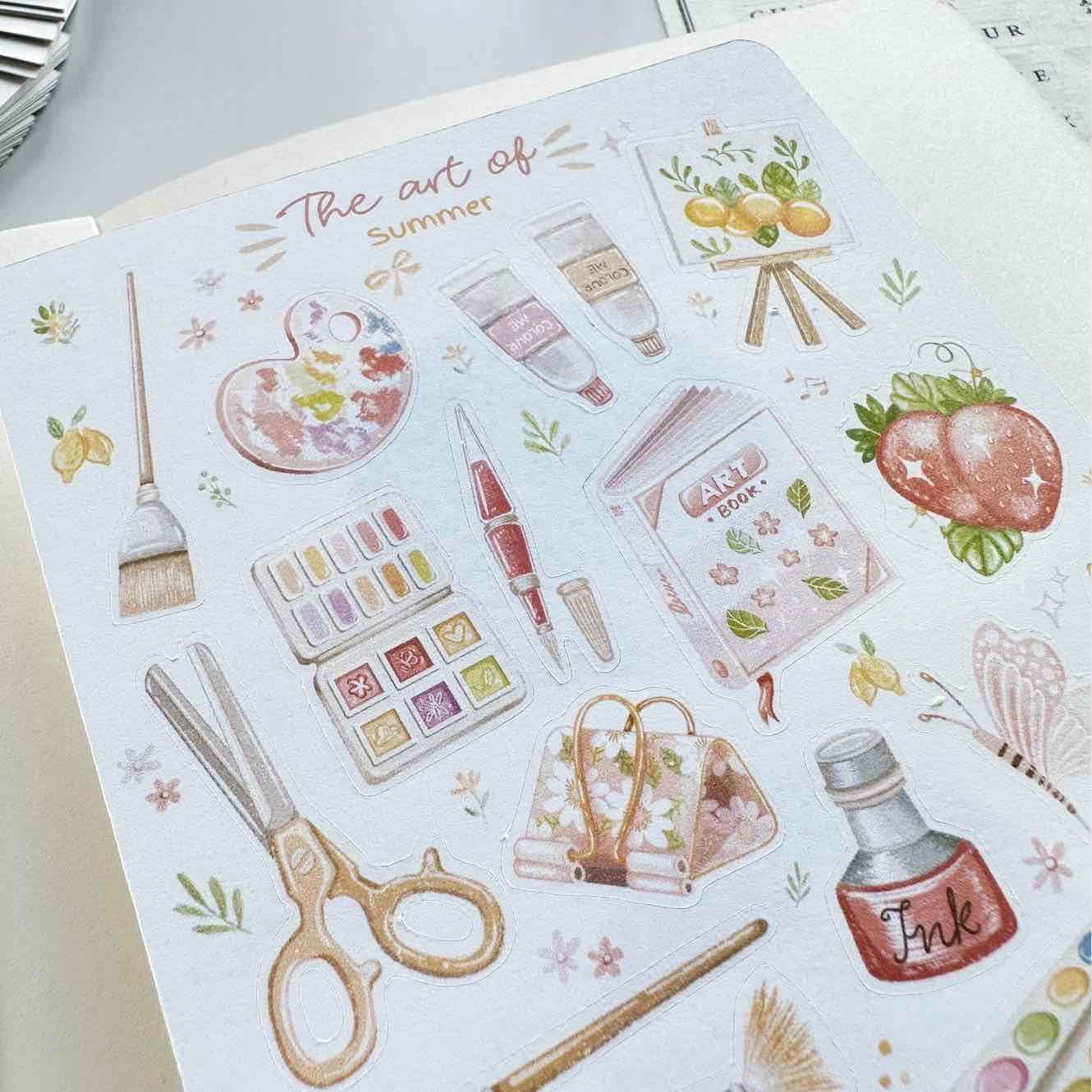Stickers Lettoon - The Art of Summer