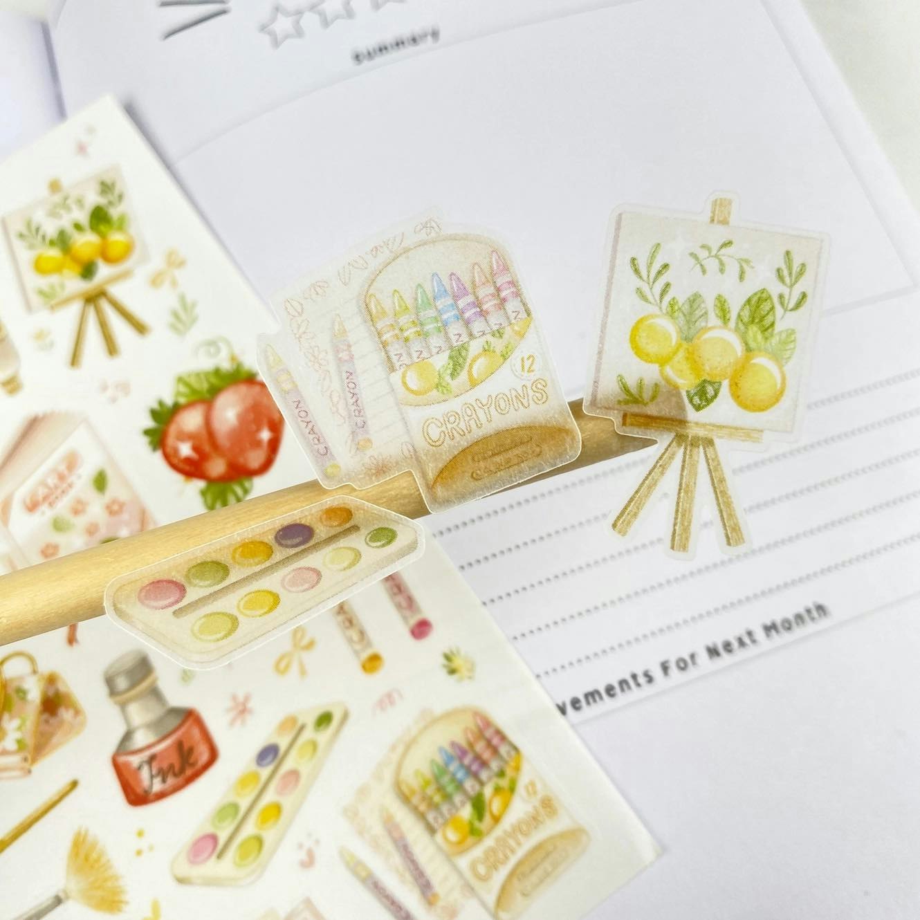 Stickers Lettoon - The Art of Summer