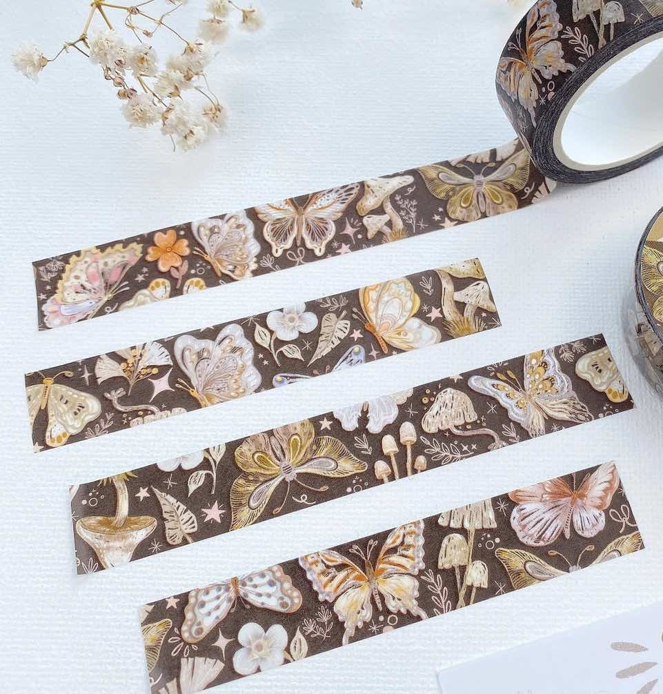 Washi tape Lettoon - Butterfly 15 mm