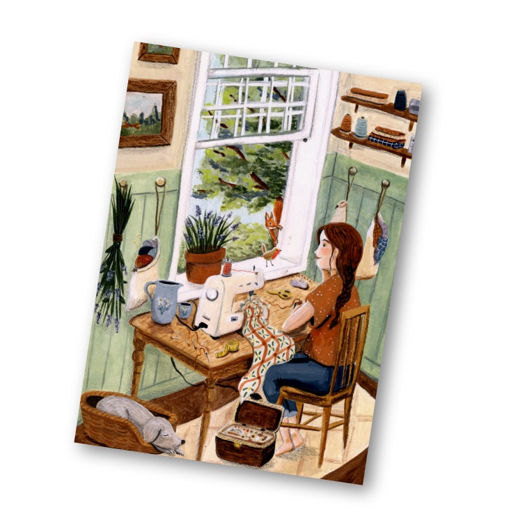 Card Esther Bennink - Open window
