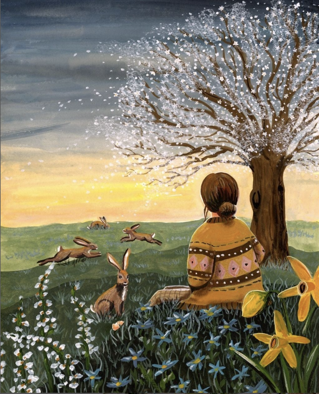 Kort Esther Bennink - Vårfirande
