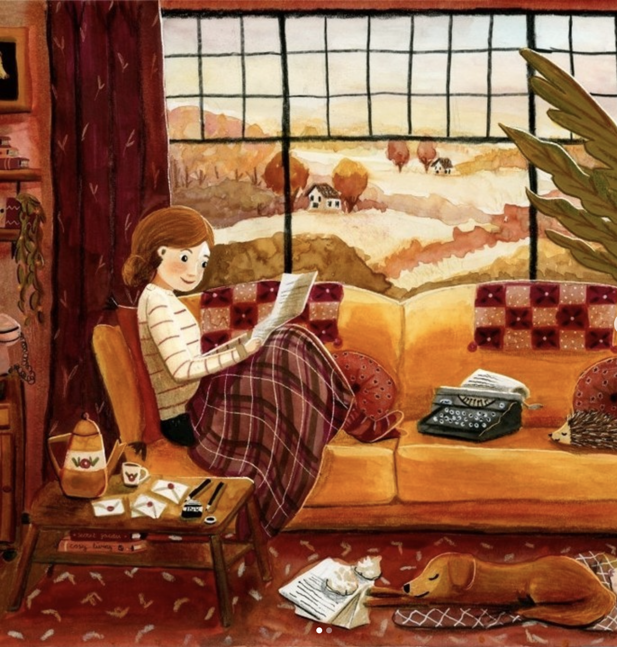 Card Esther Bennink - The Writer