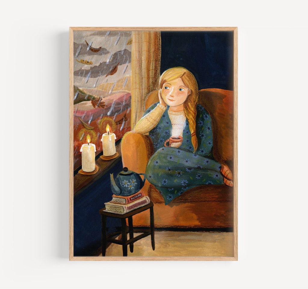 Print A4 Esther Bennink - Cocooning