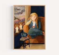 Print A4 Esther Bennink - Regnig kväll